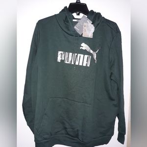 Women's Puma green hoodie size 2X